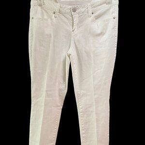 No Boundaries Jeans Womens Juniors Size 13 White Denim Stretch Skinny Casual